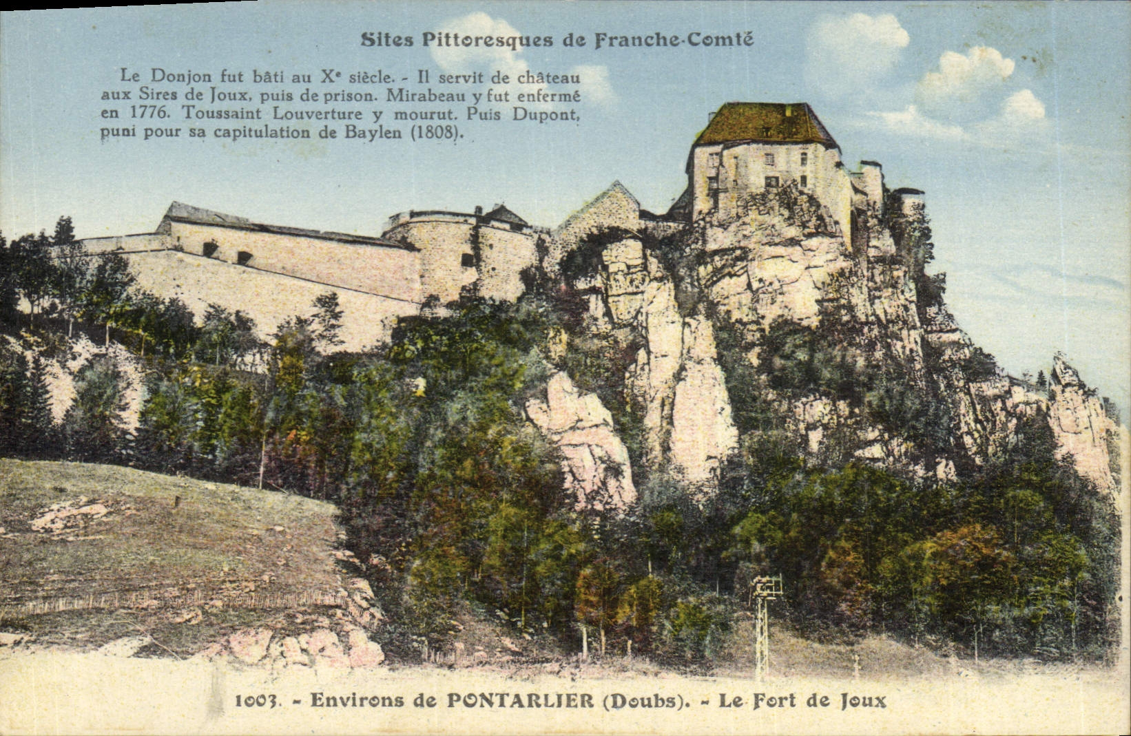 CPA Chateau Environs de Pontarlier Le Fort de Joux