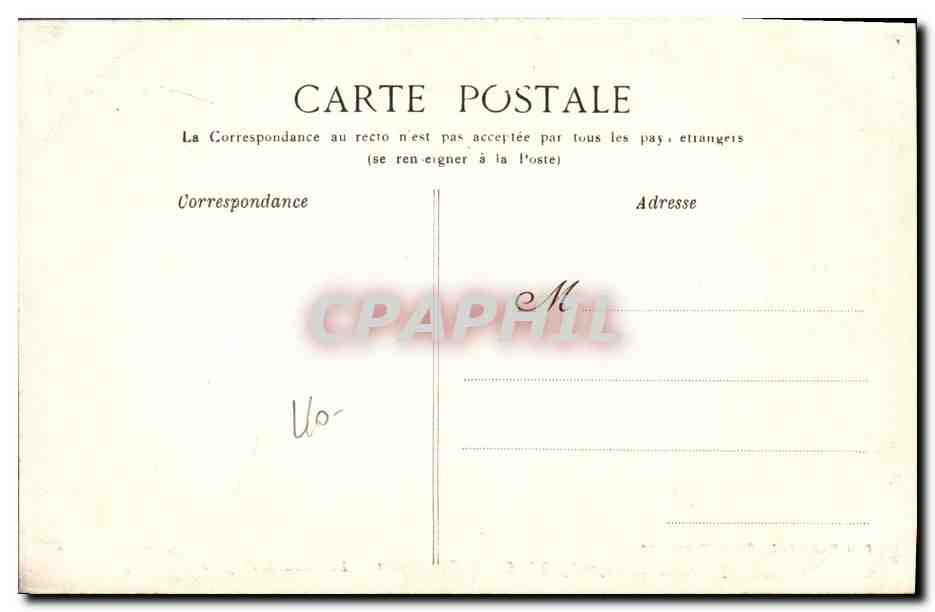 CPA Chateau L'amour au Moyen Age a la Cite de Carcassonne La sortie de l'eglise — Verso