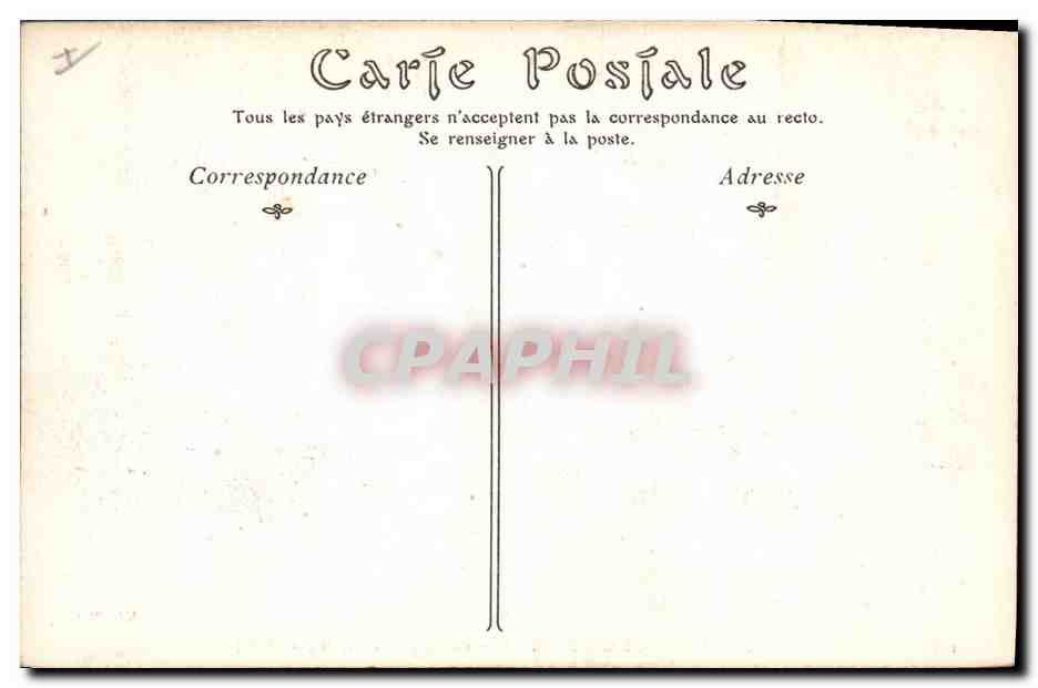 CPA Chateau Musee de Cluny Bois Coffre — Rückseite