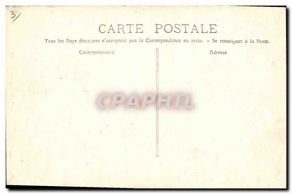 CPA Grotte Grottes Cette Jardin du Chateau d'eau — Rückseite