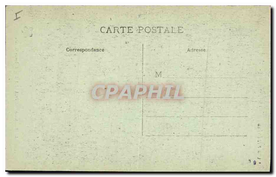 CPA Grotte Grottes de Betharram Colonne geante — Rückseite