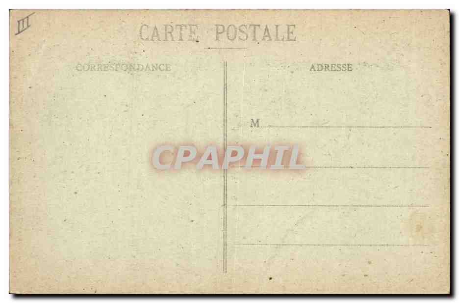 CPA Palais de Justice Montbrison — Verso