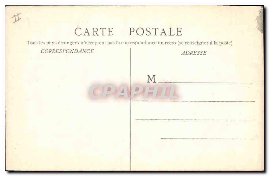 CPA Palais de Justice Moulins — Verso
