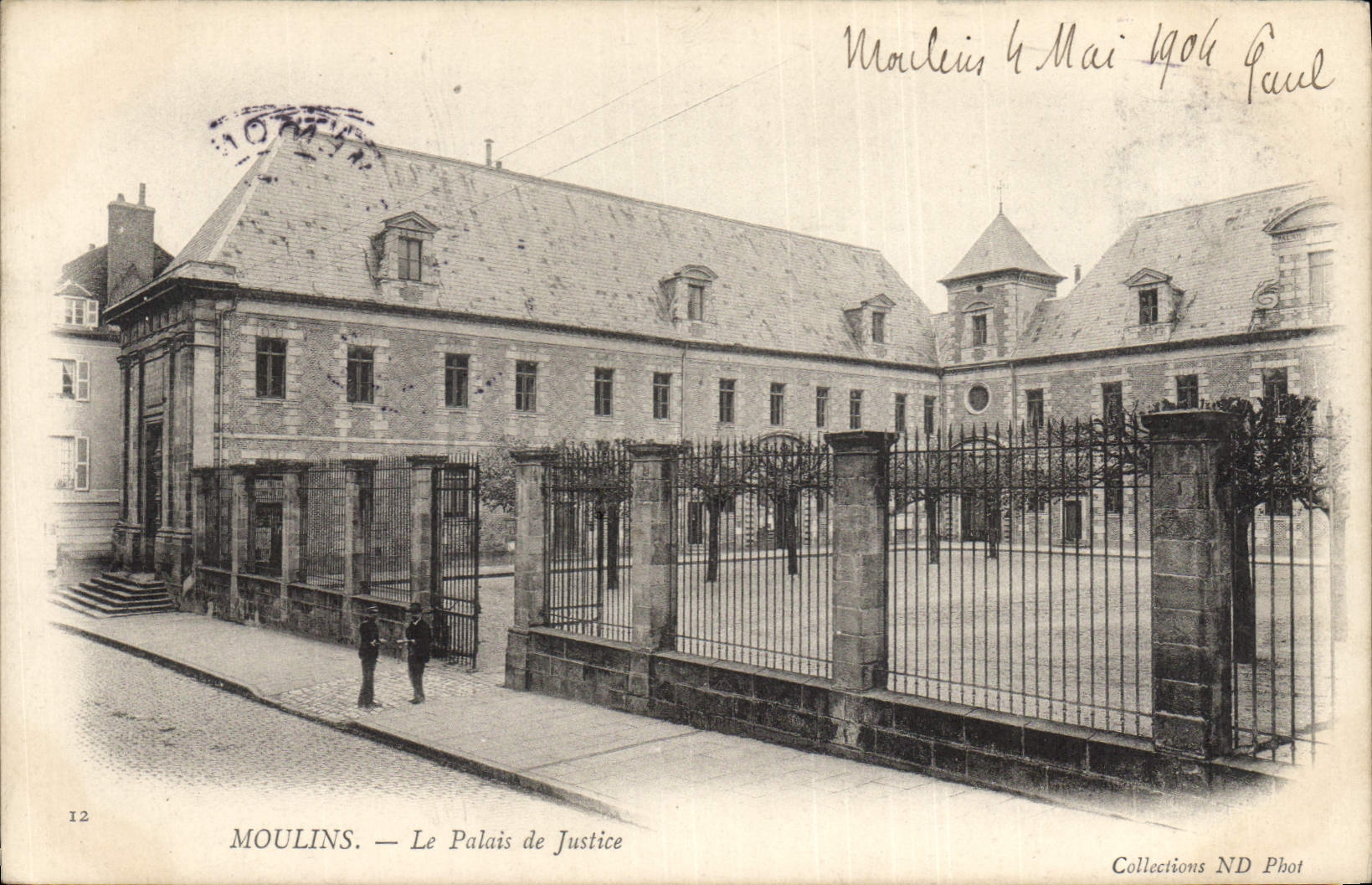 CPA Palais de Justice Moulins