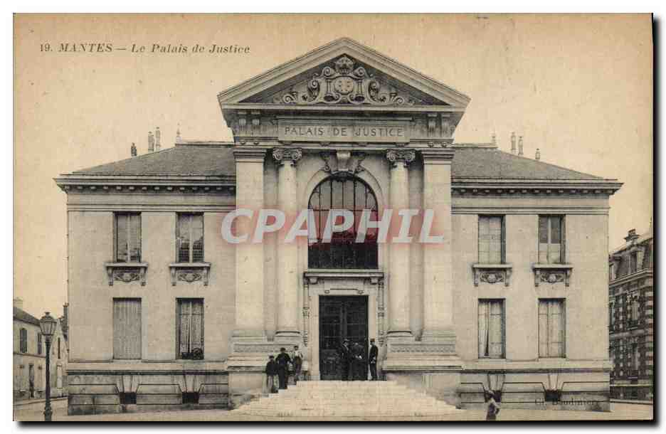 CPA Palais de Justice Mantes
