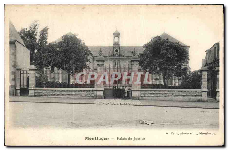 CPA Palais de Justice Montlucon