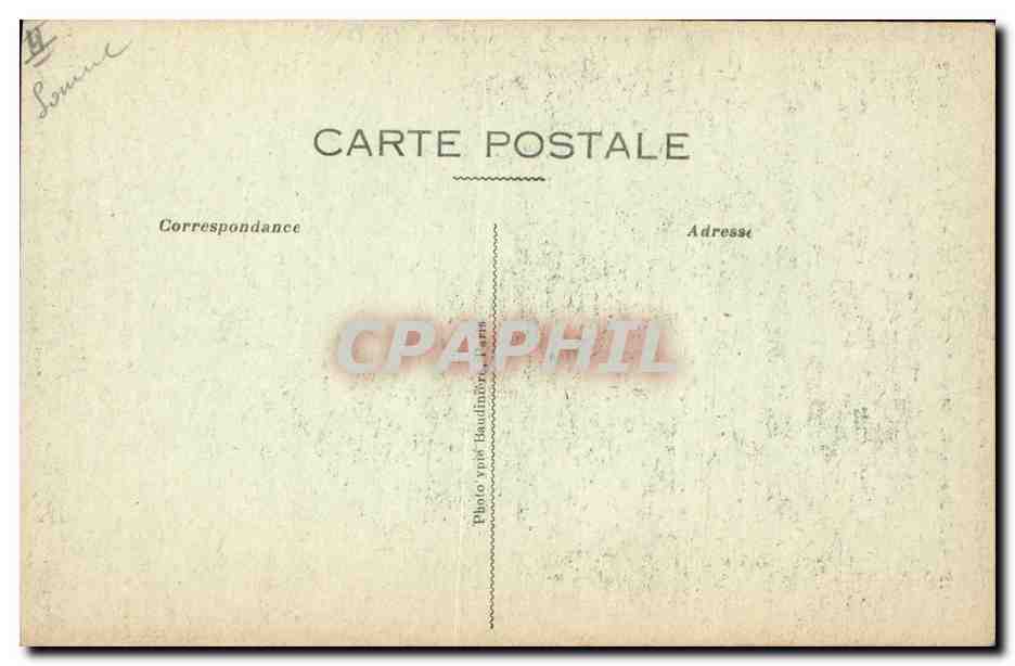 CPA Palais de Justice vu du pont de l'Ave Maria Montdidier — Rückseite
