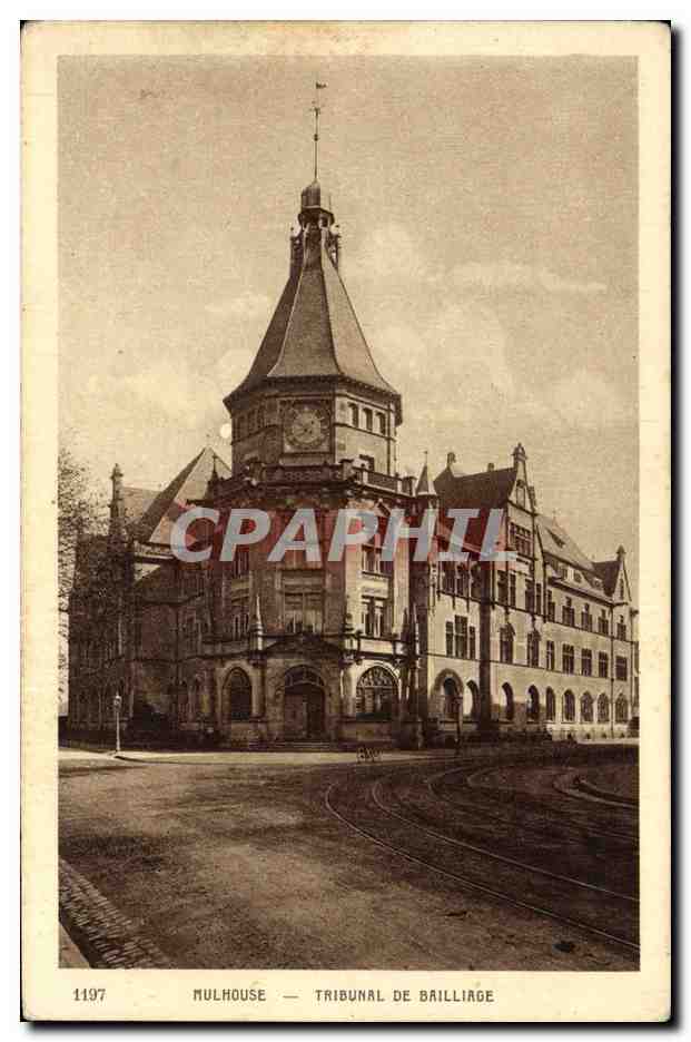 CPA Palais de Justice Mulhouse Tribunal de Bailliage