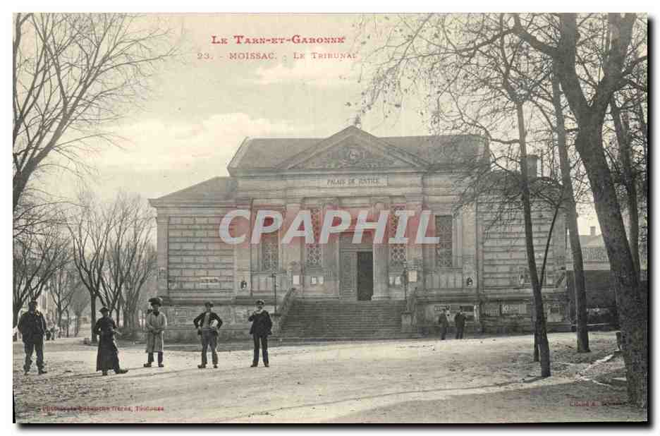 CPA Palais de Justice Moissac Le Tribunal 