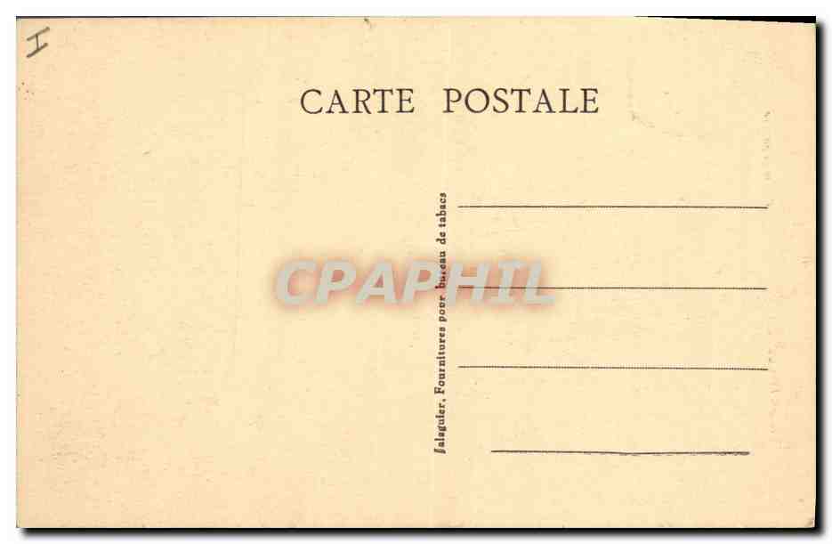 CPA Palais de Justice Montpellier  — Rückseite