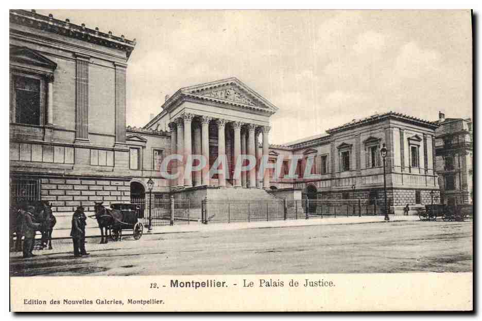CPA Palais de Justice Montpellier 