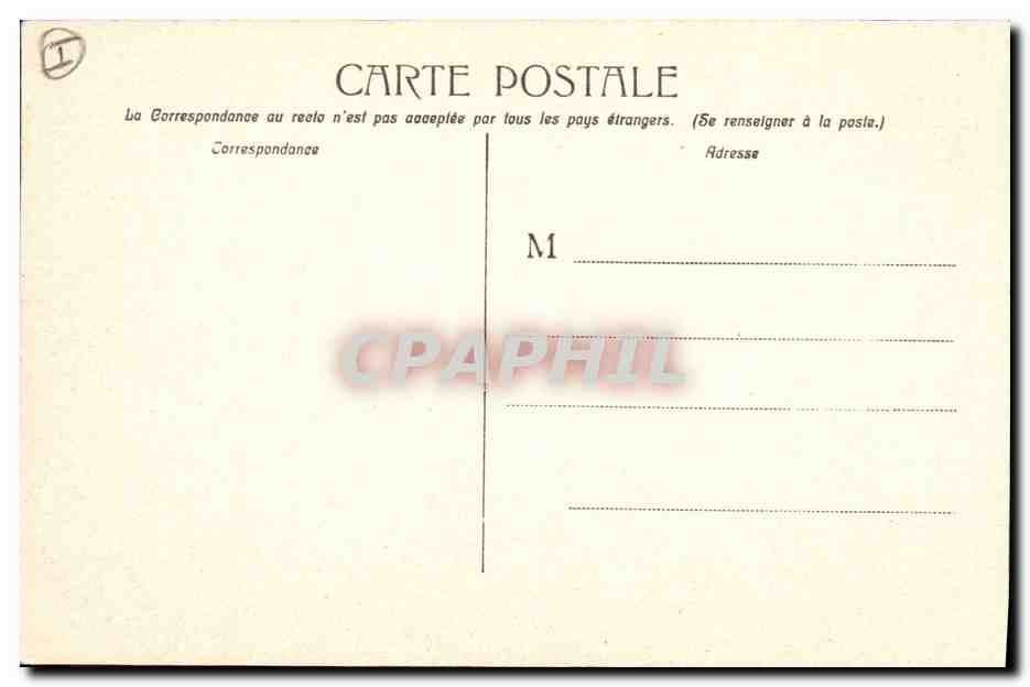 CPA Palais de Justice Montpellier  — Verso