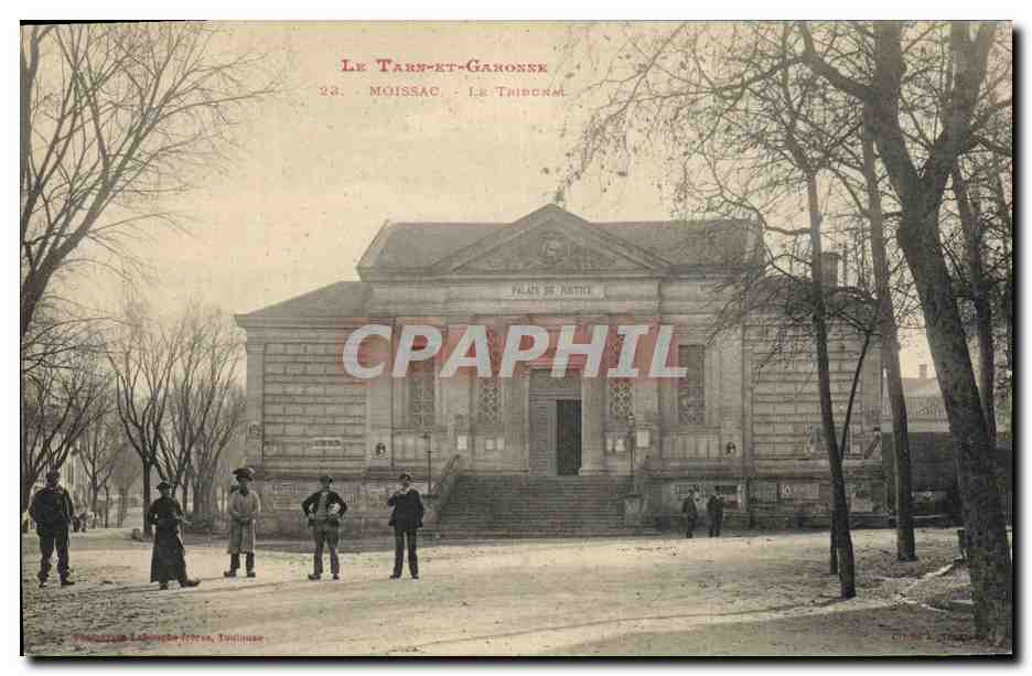 CPA Palais de Justice Moissac le Tribunal