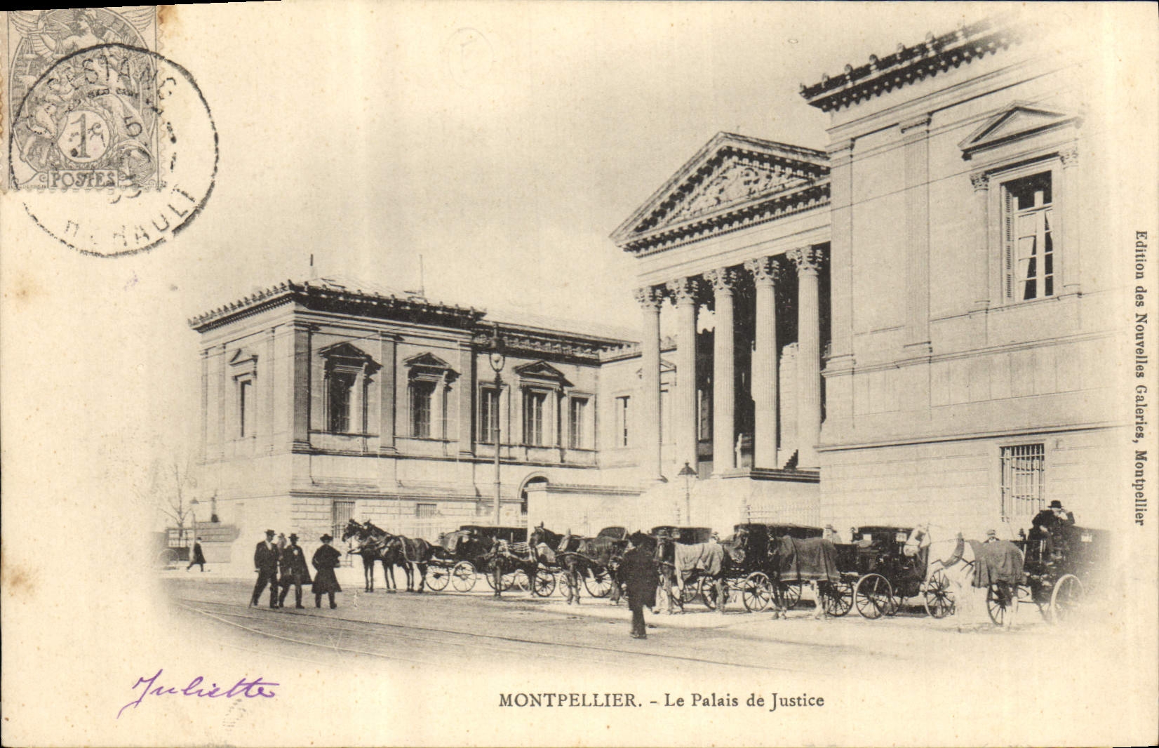 Montpellier - Le Palais de Justice — Édition des Nouvelles Galeries, Montpellier