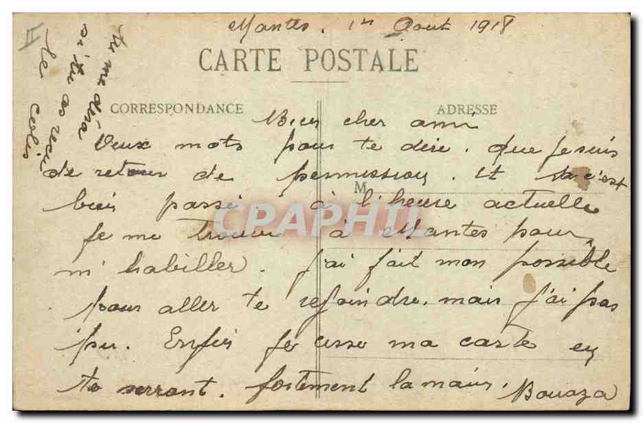 Mantes-la-Jolie — Le Palais de Justice — Édition L. 8 — Verso