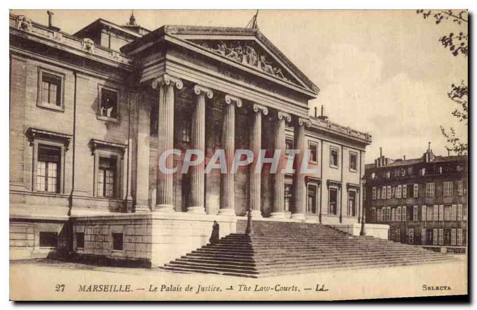 CPA Marseille le palais de justice 