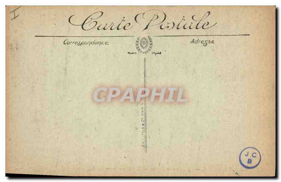 CPA Marseille le palais de justice  — Rückseite
