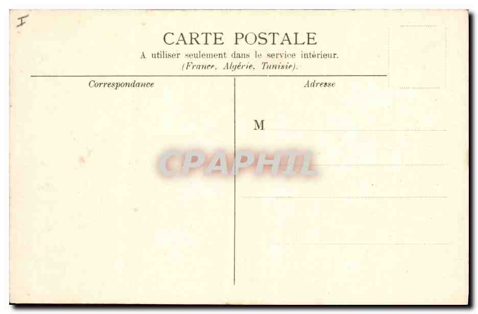 CPA Montpellier le palais de justice  — Verso