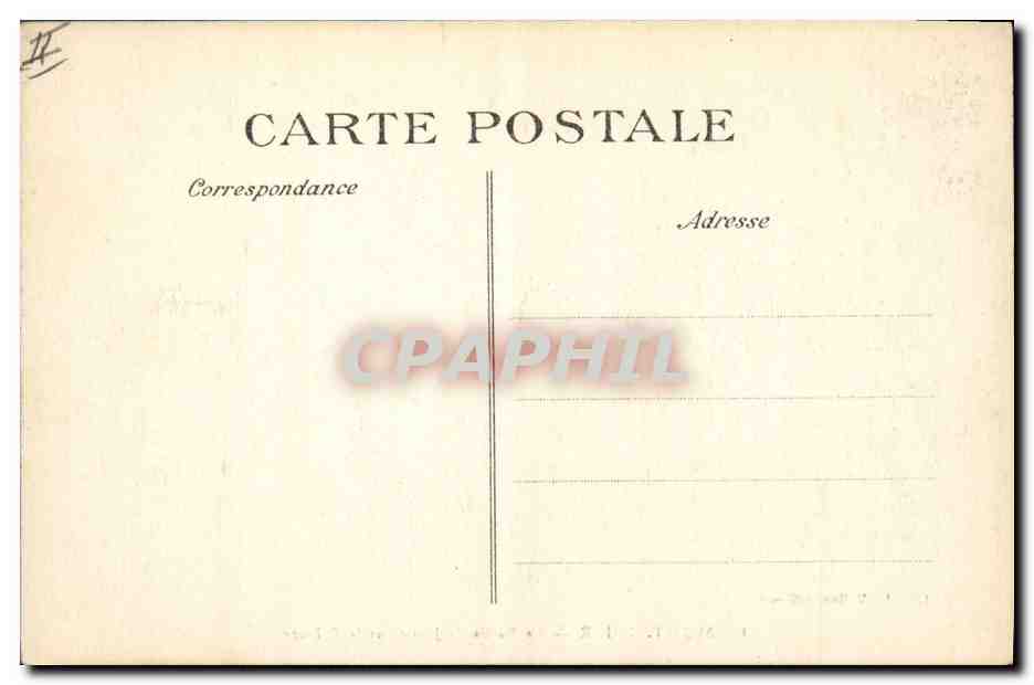CPA Montidier le palais de justice et le Prieure  — Verso