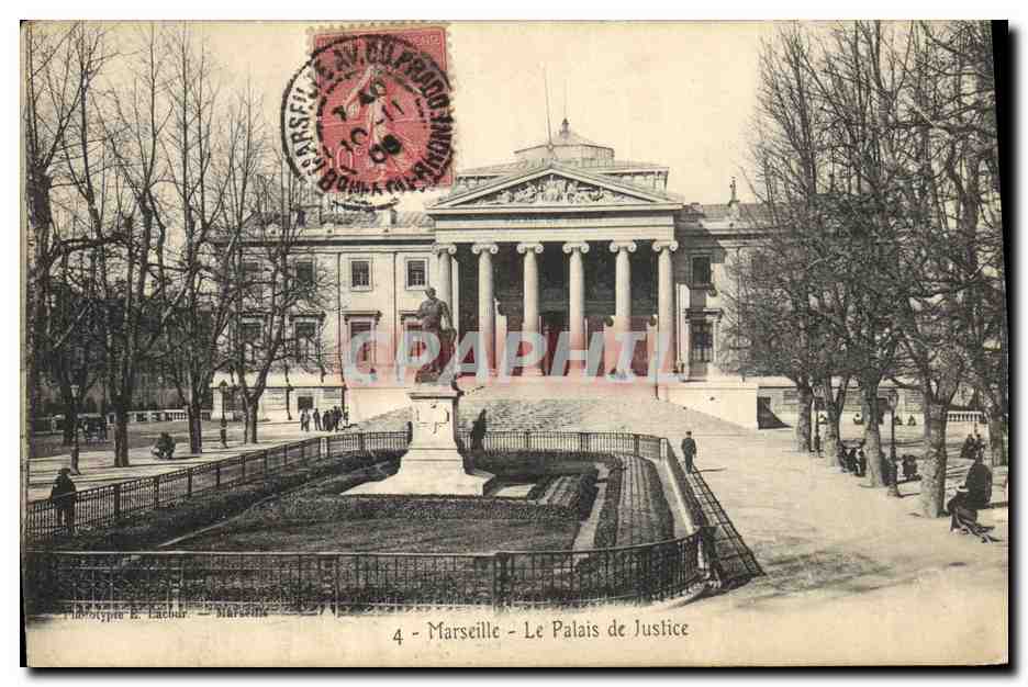 Marseille - Le Palais de Justice — Philotypie R. Lachaur, n°4