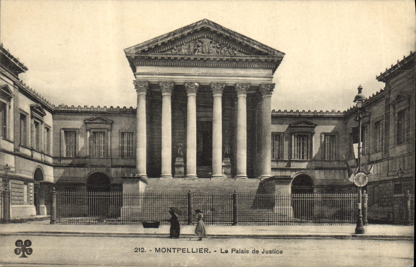 CPA Montpellier le palais de justice 