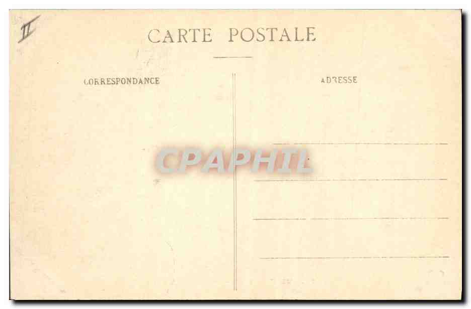 CPA Montpellier le palais de justice  — Rückseite