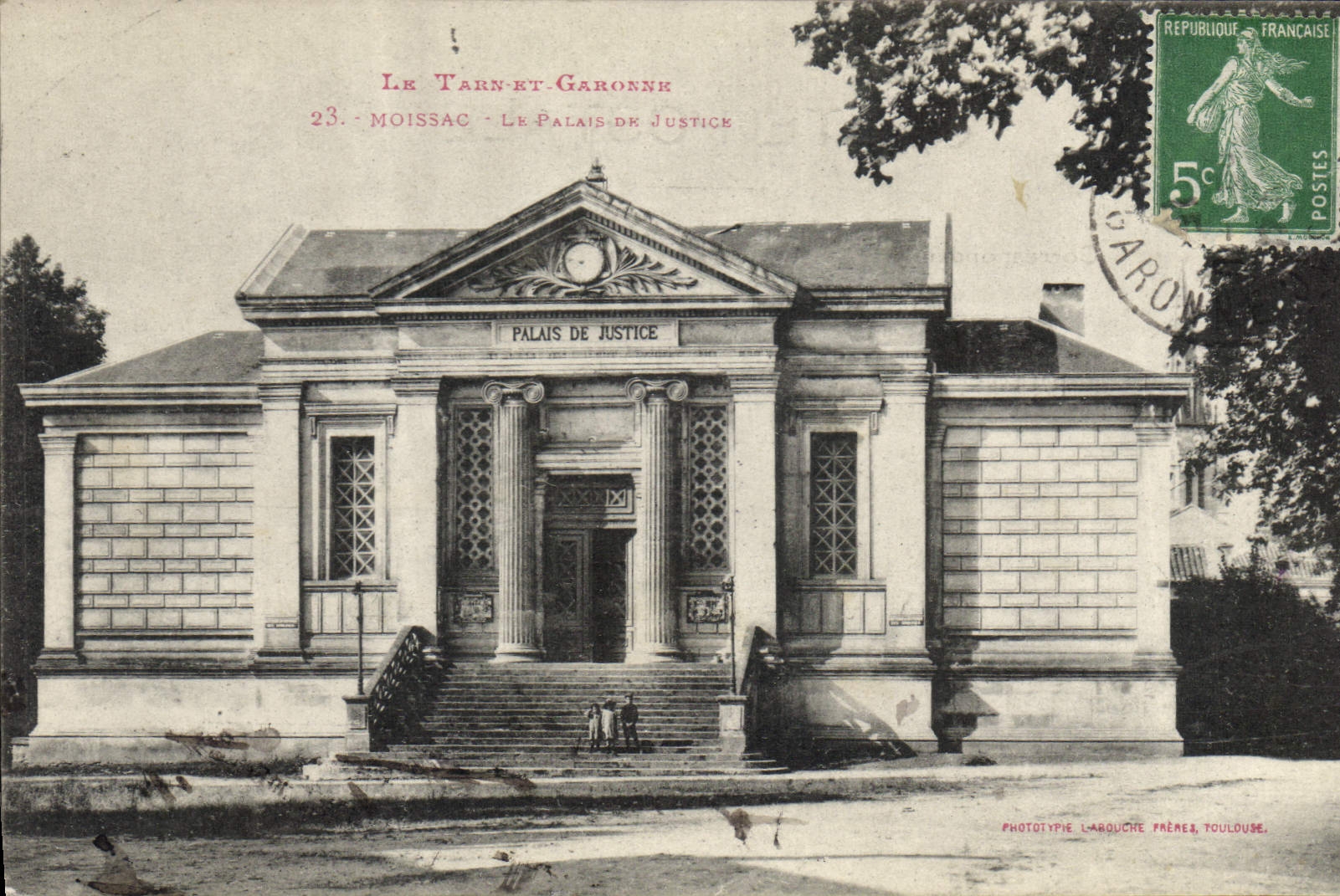 CPA Tarn et Garonne Moissac le palais de justice 