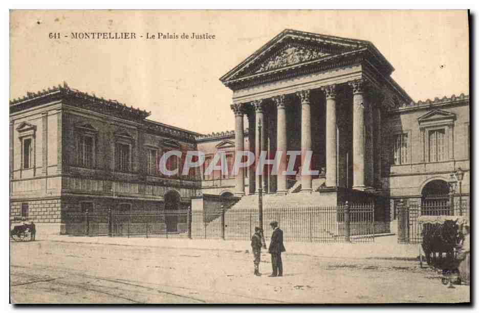 CPA Montpellier le palais de justice 