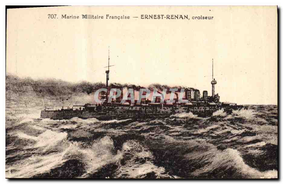 Frans militaire vloot — ERNEST-RENAN, kruiser — serie 707