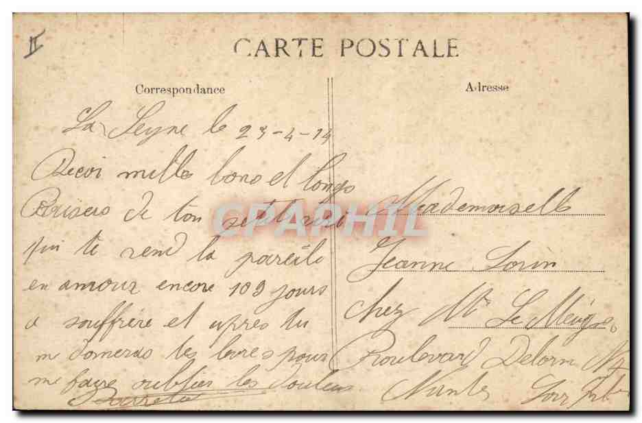 Marine Nationale — « Edgar Quinet » — Croiseur-Cuirassé — Éditeur C&D — Verso