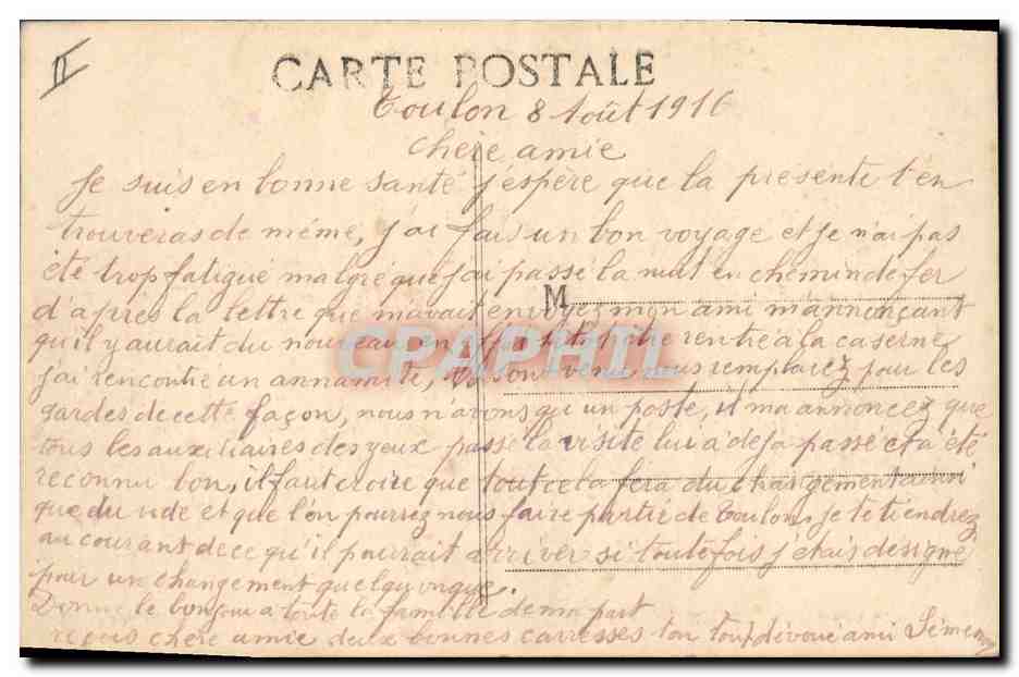 Ernest Renan — Croiseur corse de 1er rang — Marine de Guerre — n°216 — Reverso