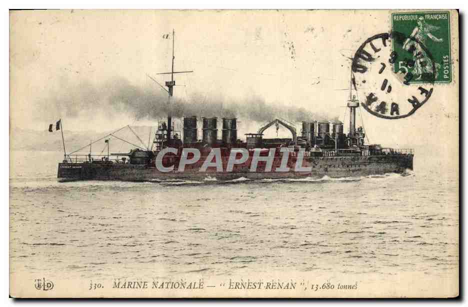 Marine Nationale — "Ernest Renan", 13.680 tonne — Éditeur ELD, n° 330