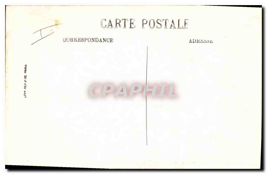 CPA Prefecture Orleans — Verso