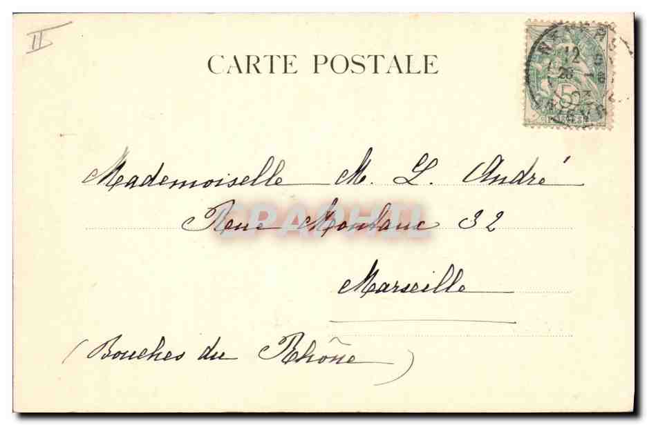 CPA Prefecture Nevers — Verso
