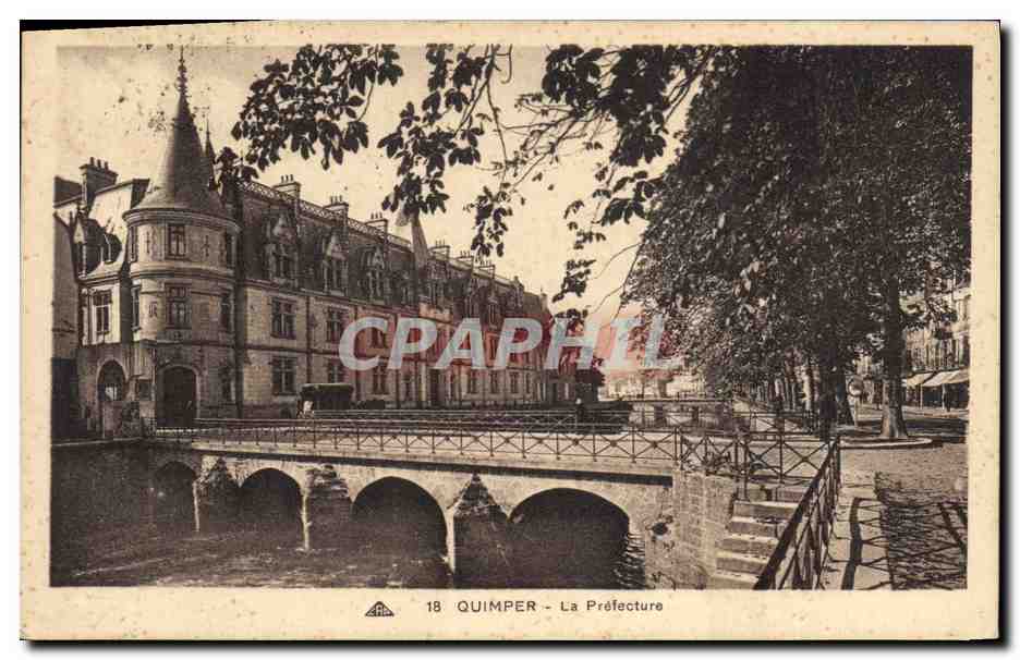 CPA Prefecture Quimper 