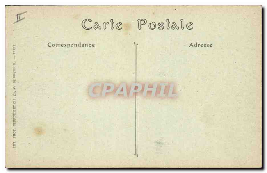 CPA Peronne La Sous Prefecture  — Verso