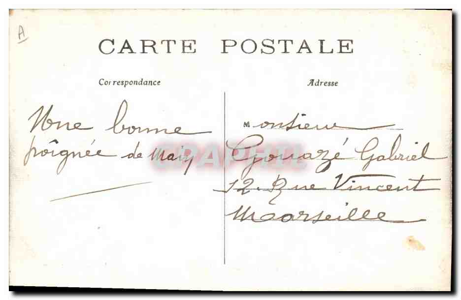 Le Puy-en-Velay (Hte-Loire) — La Préfecture Place du Breuil — L'Hirondelle - Paris — Verso