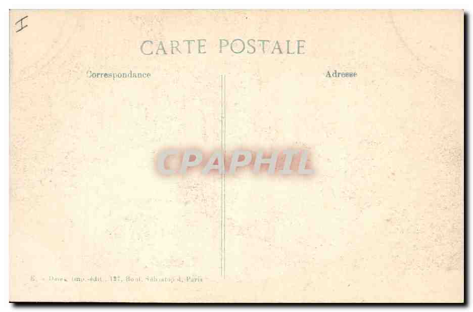 CPA Militaria Reims apres le bombardement Interieur d'une maison — Rückseite