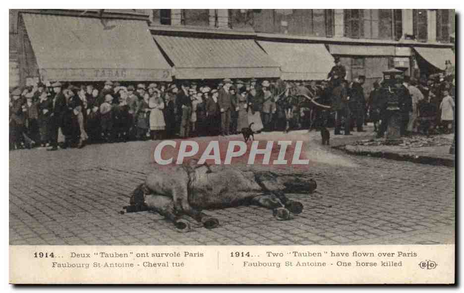 Faubourg Saint-Antoine — A Dead Horse — Publisher BPD, series number not visible