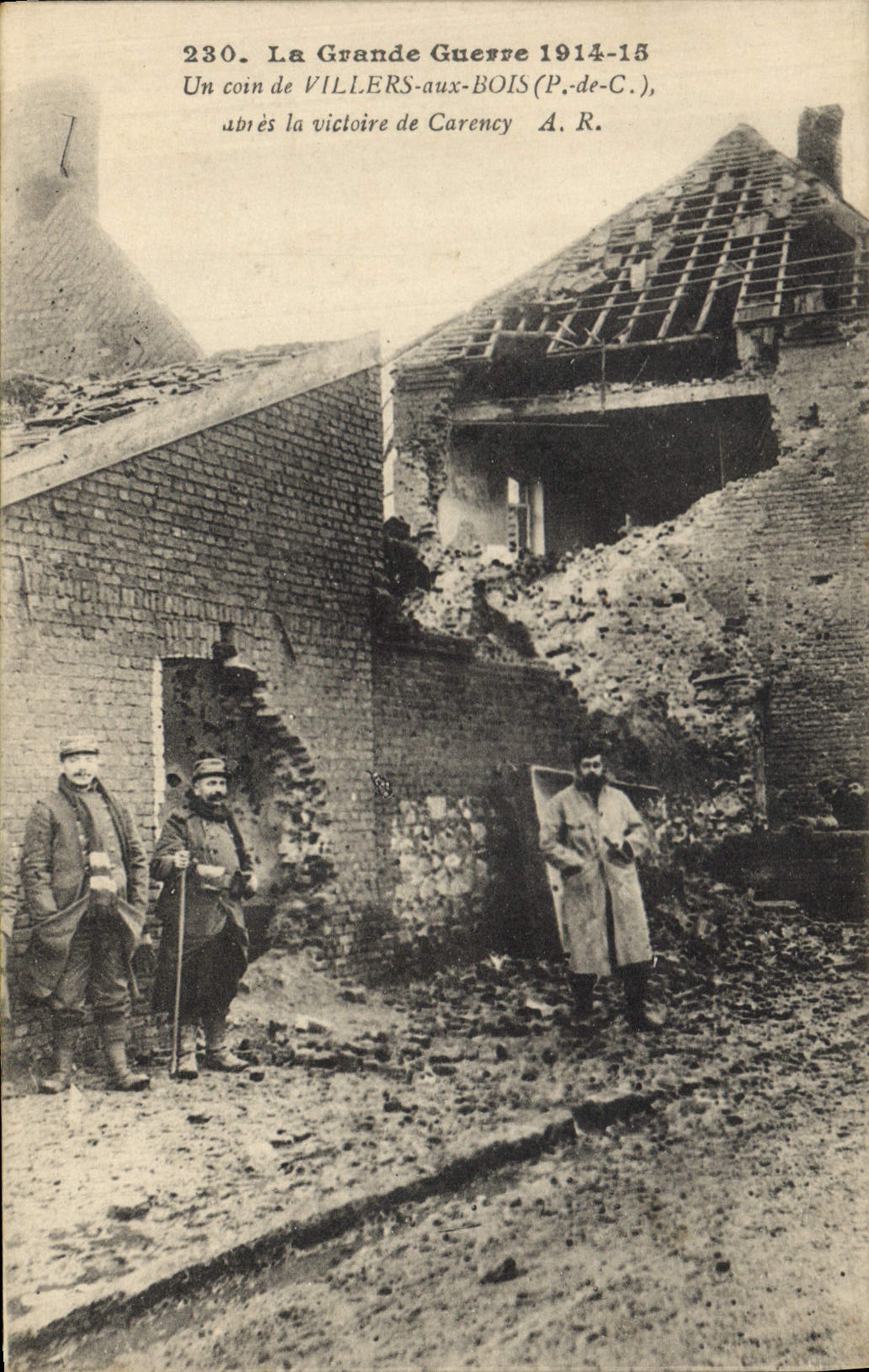 Villers-aux-Bois — Détails de la guerre 1914-15 — A. R.
