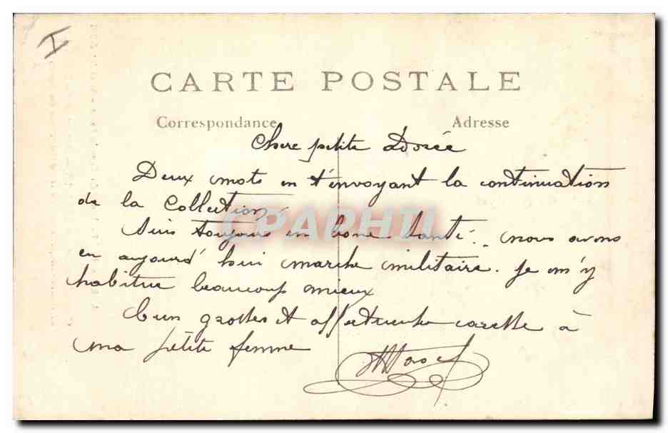 Aspects of the damage after the passage of World War I 1914-15 — near Neaune-Chapelle — publisher A. Richard, Paris, series No. 538 — Back