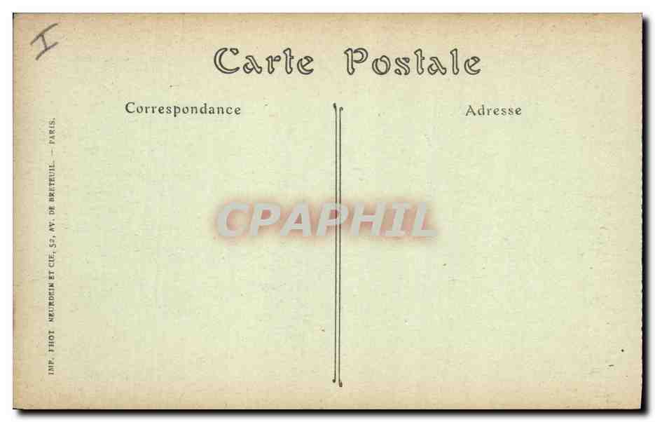 CPA Militaria Soissons Abbaye de St Jean des Vignes — Rückseite