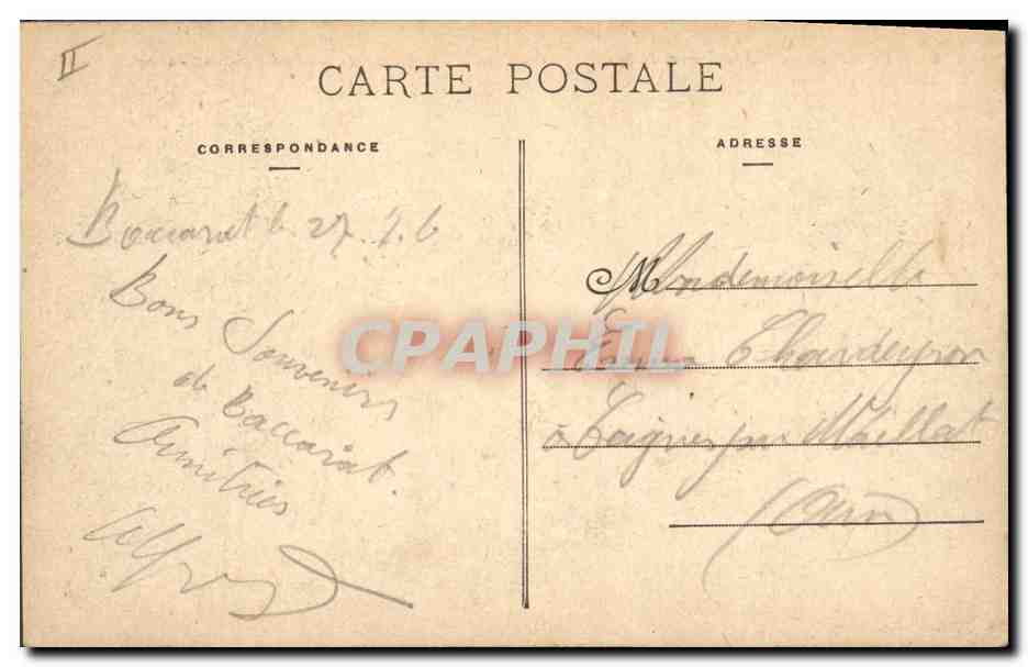 Baccarat — Vue intérieure de la ville, bombardée par les Allemands — Dubois, dépositaire — Reverso