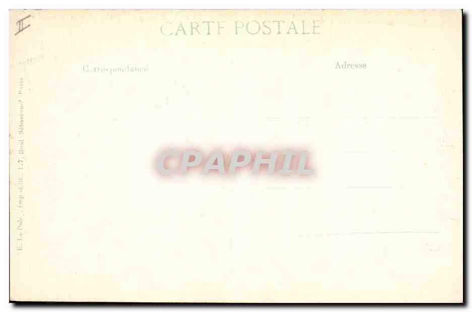 L'Isle-Adam-Parmain — Der Stausee von L'Isle-Adam auf der Oise — S.&O. 13. Serie — Rückseite