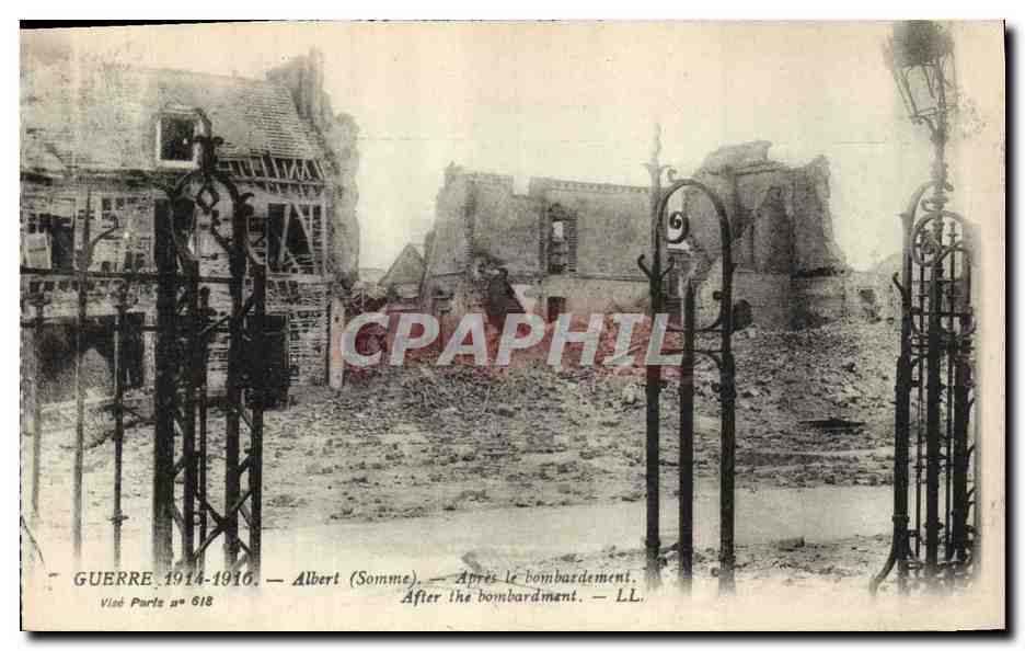 Albert (Somme) — Après le bombardement — Visé Paris n° 618