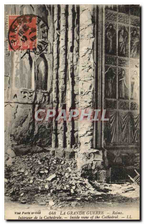 Intérieur de la Cathédrale — Reims — Visé Paris n°648