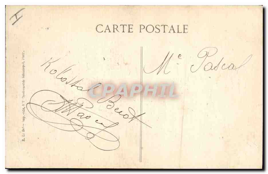 Cimetière et Église de CARENCY — Guerre 1914-15 — Visé, Paris N° 1227 — Reverso