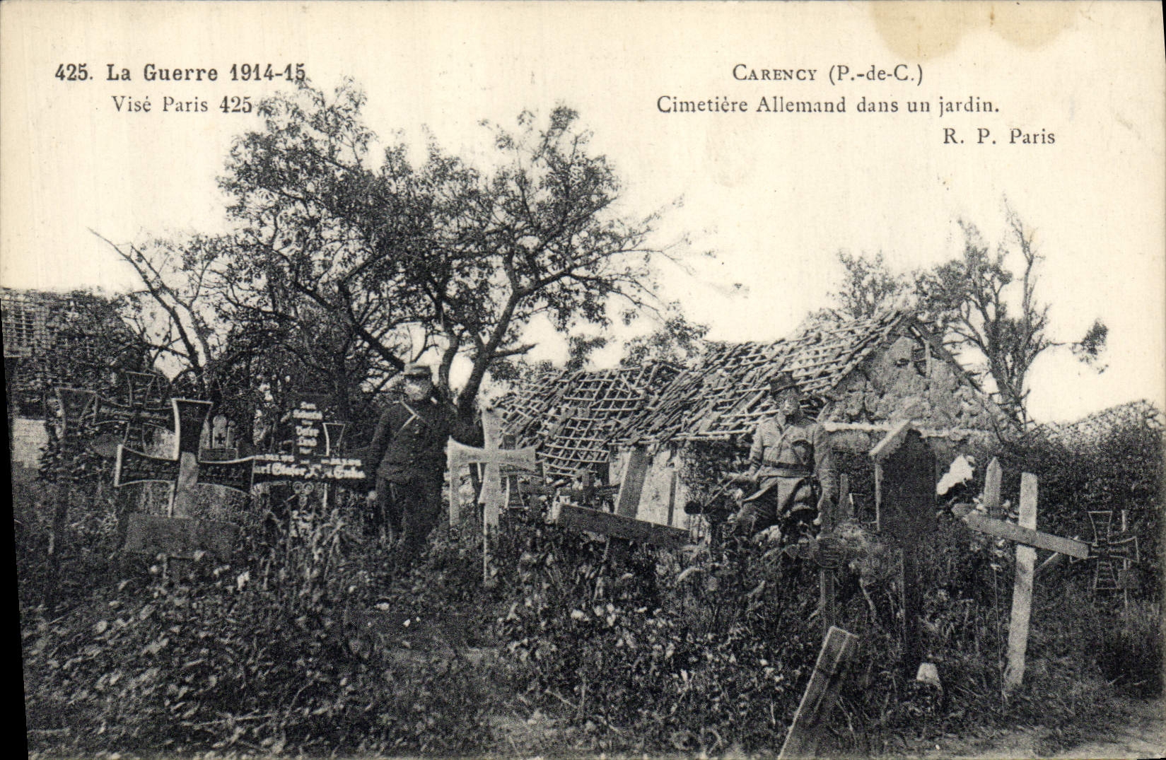 Cimetière Allemand à Carency (P.-de-C.) — 1914-15 — R. P. Paris