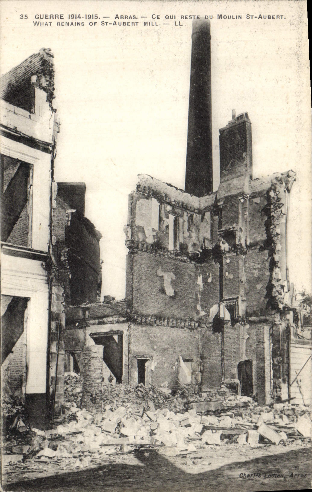 Arras — Ce qui reste du Moulin St-Aubert — Charles Léotie, Arras