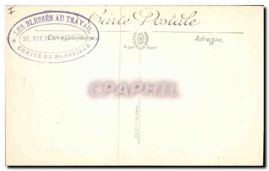 Albert (Somme) — Après le bombardement — Visé Parle n° 635 — Verso